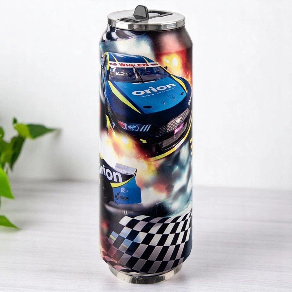 Kubek Termiczny Puszka 700 ml ORION Samochód Stal Nierdzewna Szczelny - obrazek 2