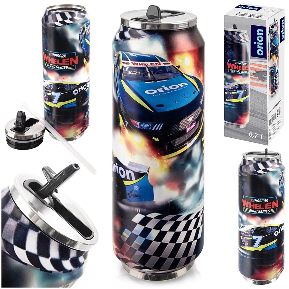 Kubek Termiczny Puszka 700 ml ORION Samochód Stal Nierdzewna Szczelny - obrazek 8