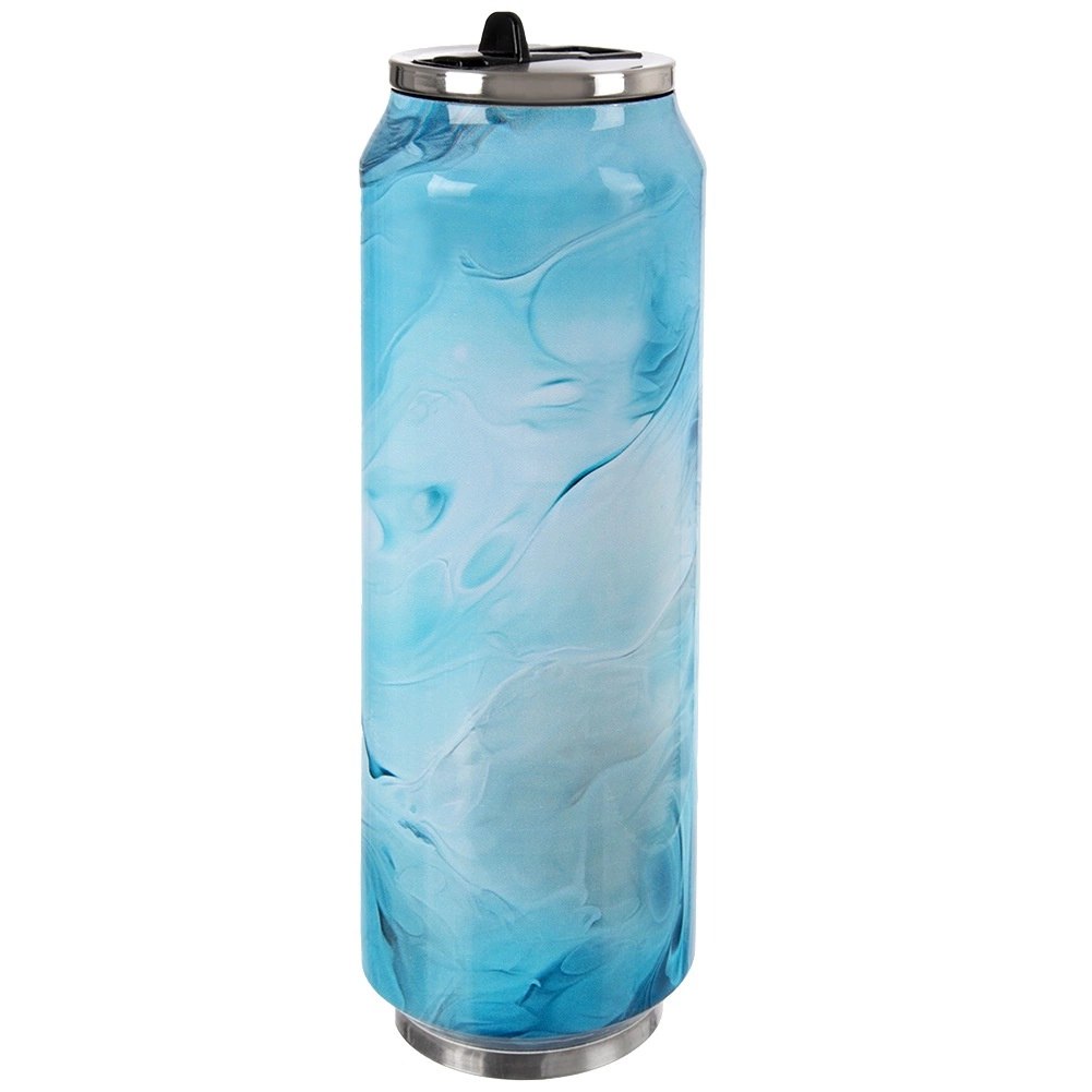 Kubek termiczny puszka niebieska 700 ml - obrazek 3
