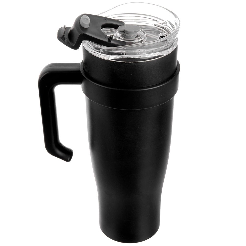 Kubek termiczny stalowy czarny z uchwytem TERMO 1,2 l - obrazek 6