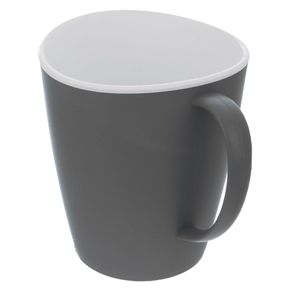 Kubek Turystyczny Plastikowy 380 ml ORION KEMP Szary Lekki do Zmywarki - obrazek 2