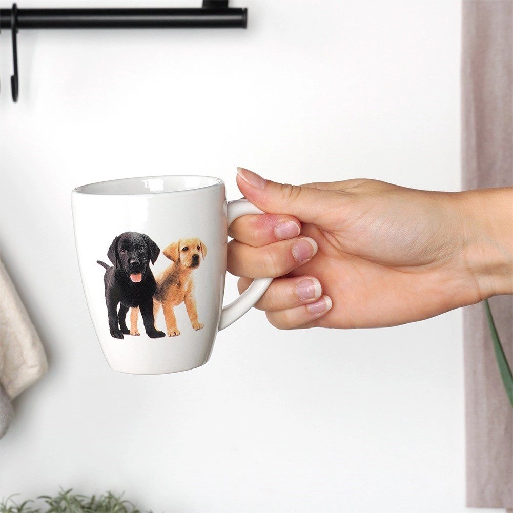 Kubki Ceramiczne Psy 220 ml 3 Szt. ORION do Zmywarki i Mikrofali - obrazek 4