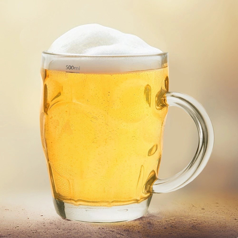 Kufel do Piwa Szklany 500 ml ORION Grube Szkło do Zmywarki - obrazek 6