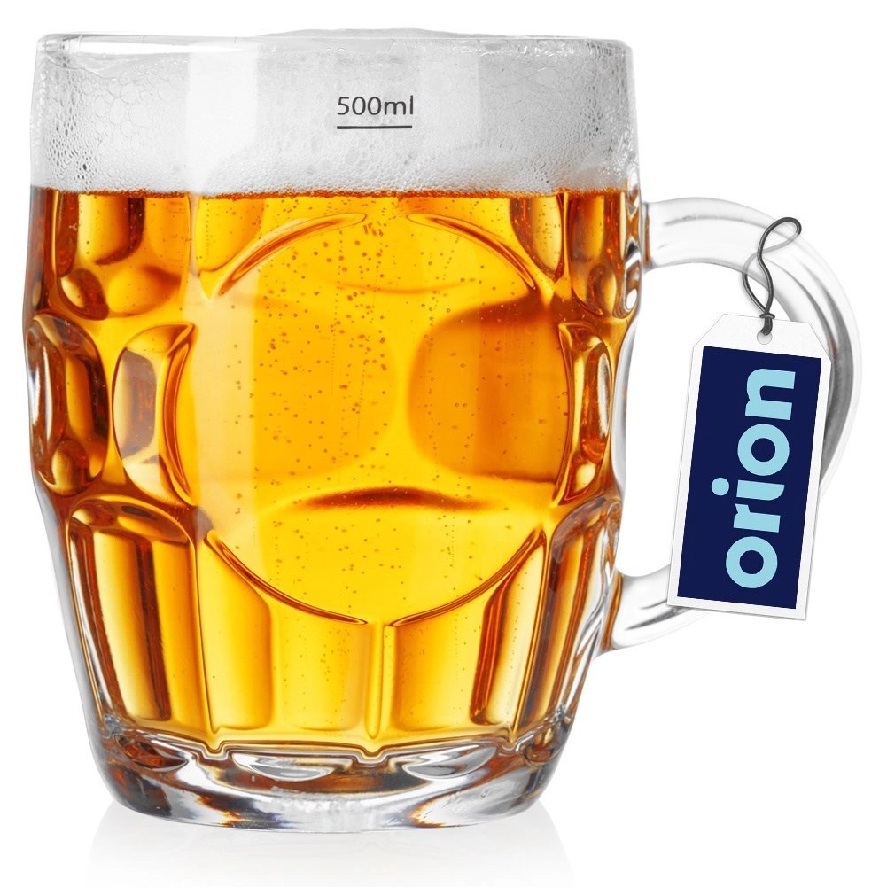 Kufel do Piwa Szklany 500 ml ORION Grube Szkło do Zmywarki - obrazek 7
