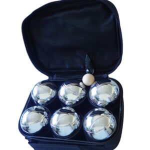 Kule Boule Bule Petanque do Gry Metalowe Solidne 72 mm KUBISPORT 6 szt.
