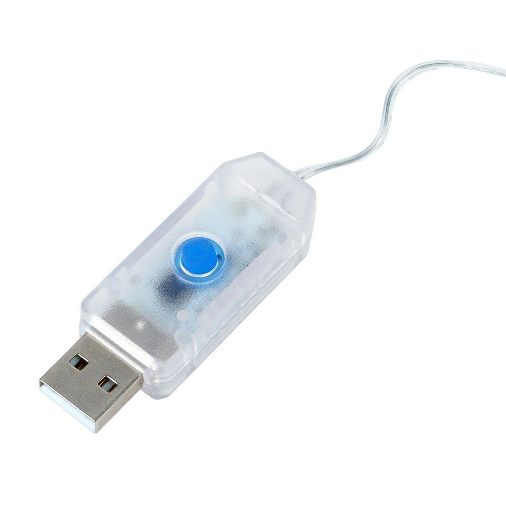 Kurtyna Świetlna 300 led 3 m ORION z Pilotem Ciepła Barwa usb - obrazek 5