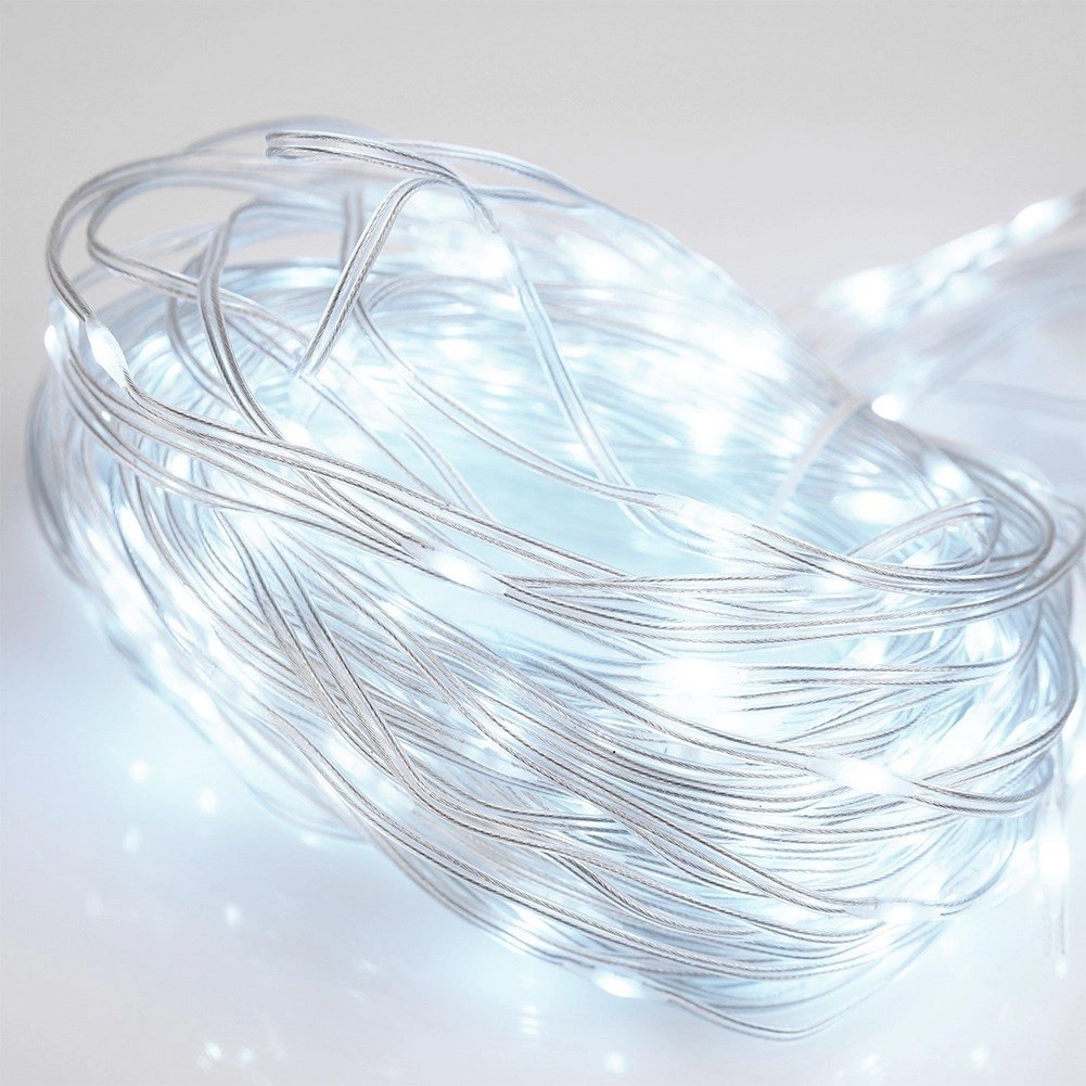 Kurtyna Świetlna 300 led 3 m ORION z Pilotem Zimna Barwa usb - obrazek 3
