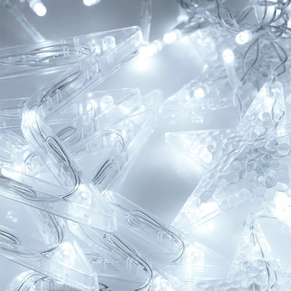 Kurtyna Świetlna Zewnętrzna 120 led 2,5 m ORION Gwiazdki ip44 - obrazek 4