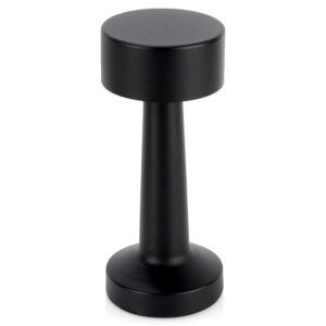 Lampka Stołowa LED Czarna 21 cm Akumulator 3 Tryby Ściemnianie USB