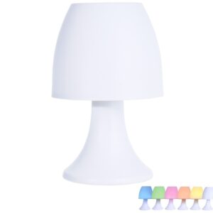 Lampka Lampa Stołowa Nocna Wieczorowa Led Wiele Kolorów Solidna VILDE 19 cm