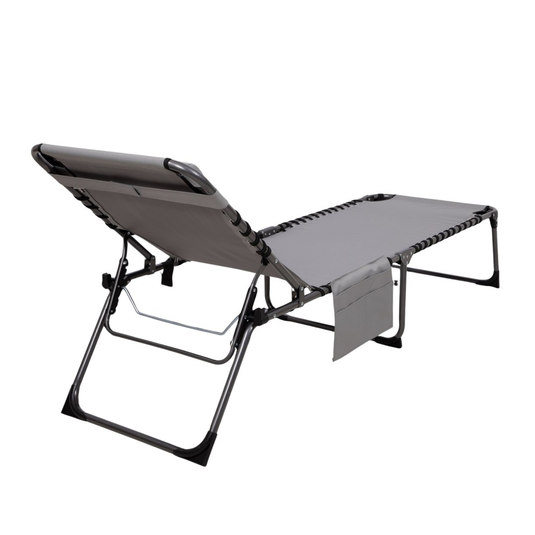 Leżak Składany Regulowany Kempingowy Ogrodowy KING CAMP Magnolia B40 190 cm - obrazek 3
