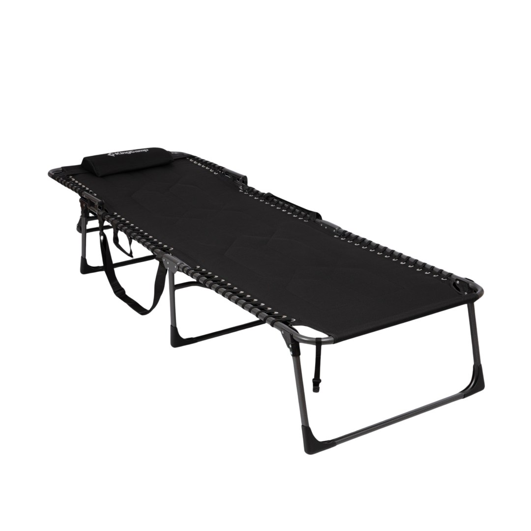 Leżak Składany Regulowany Kempingowy Ogrodowy KING CAMP Magnolia B40 200 cm - obrazek 4