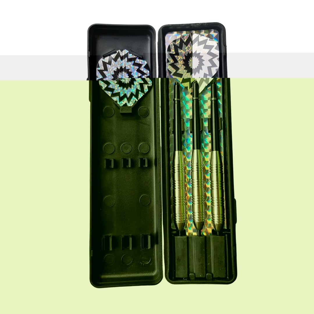 Lotki Rzutki do Darta Stalowe Mosiężne MASTER Shark Nickel-Brass 3szt. 21g - obrazek 4