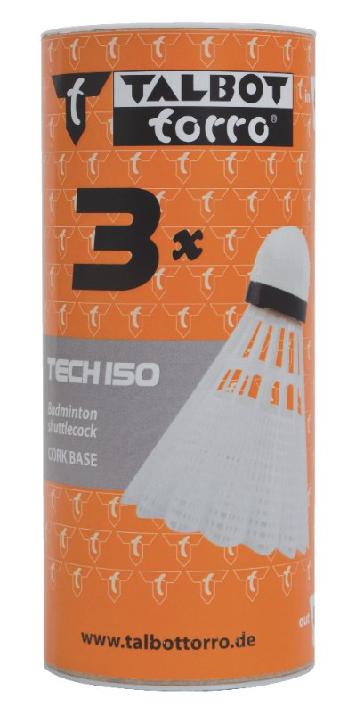 Lotki do Badmintona TALBOT-TORRO Tech 150 3 szt - obrazek 4