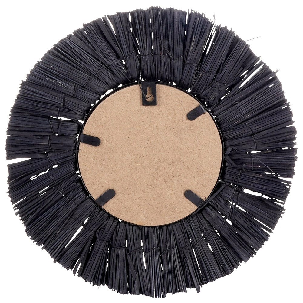 Lustro Ścienne z Ramą Wiszące Ozdobne Dekoracyjne Boho HOME STYLING 32 cm - obrazek 6