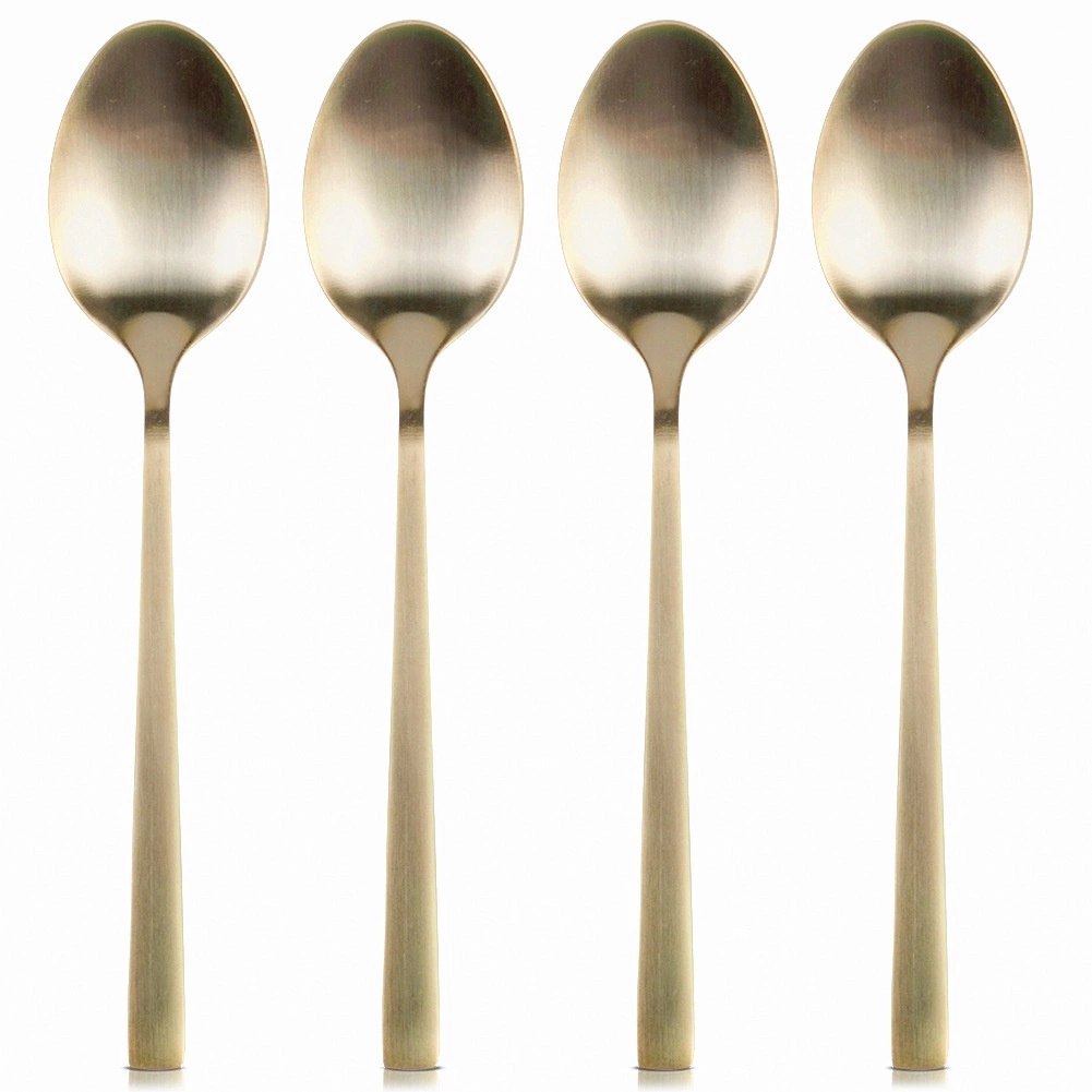 Łyżeczki do Herbaty Stal Nierdzewna Złote 4 Szt. 15 cm EXCELLENT HOUSEWARE