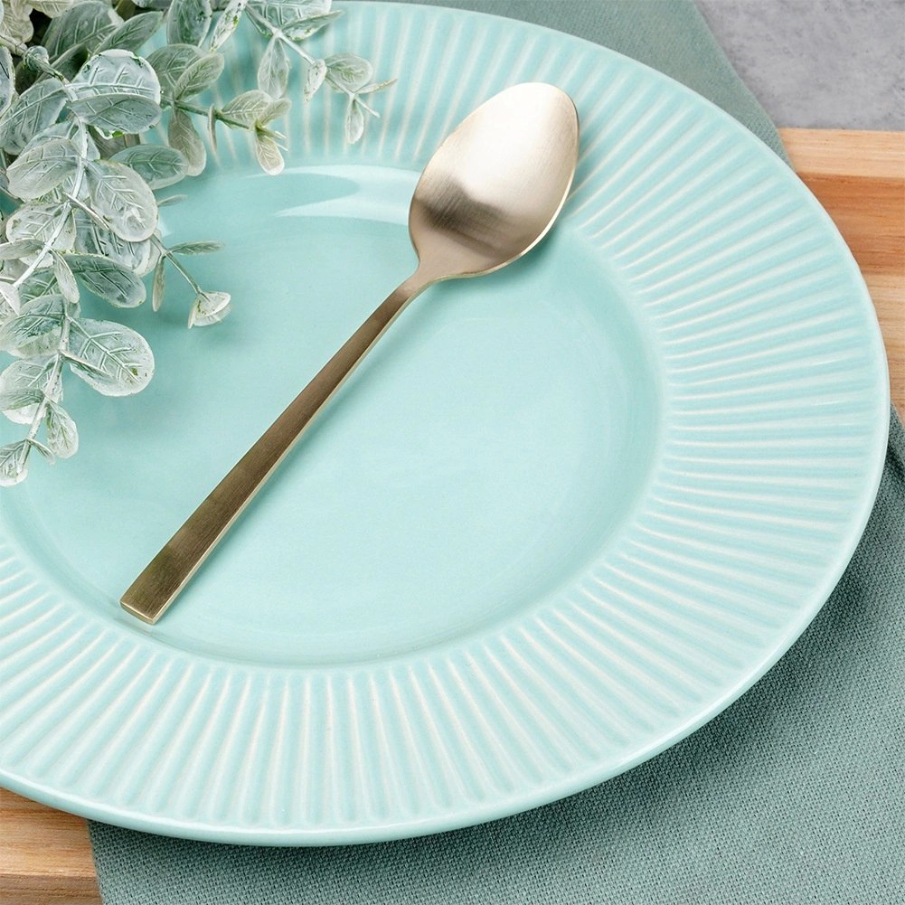 Łyżeczki do Herbaty Stal Nierdzewna Złote 4 Szt. 15 cm EXCELLENT HOUSEWARE - obrazek 5