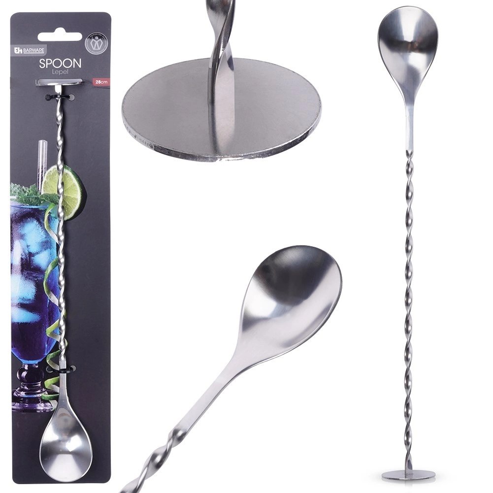Łyżka Barmańska do Drinków Stal Nierdzewna 28 cm EXCELLENT HOUSEWARE - obrazek 8