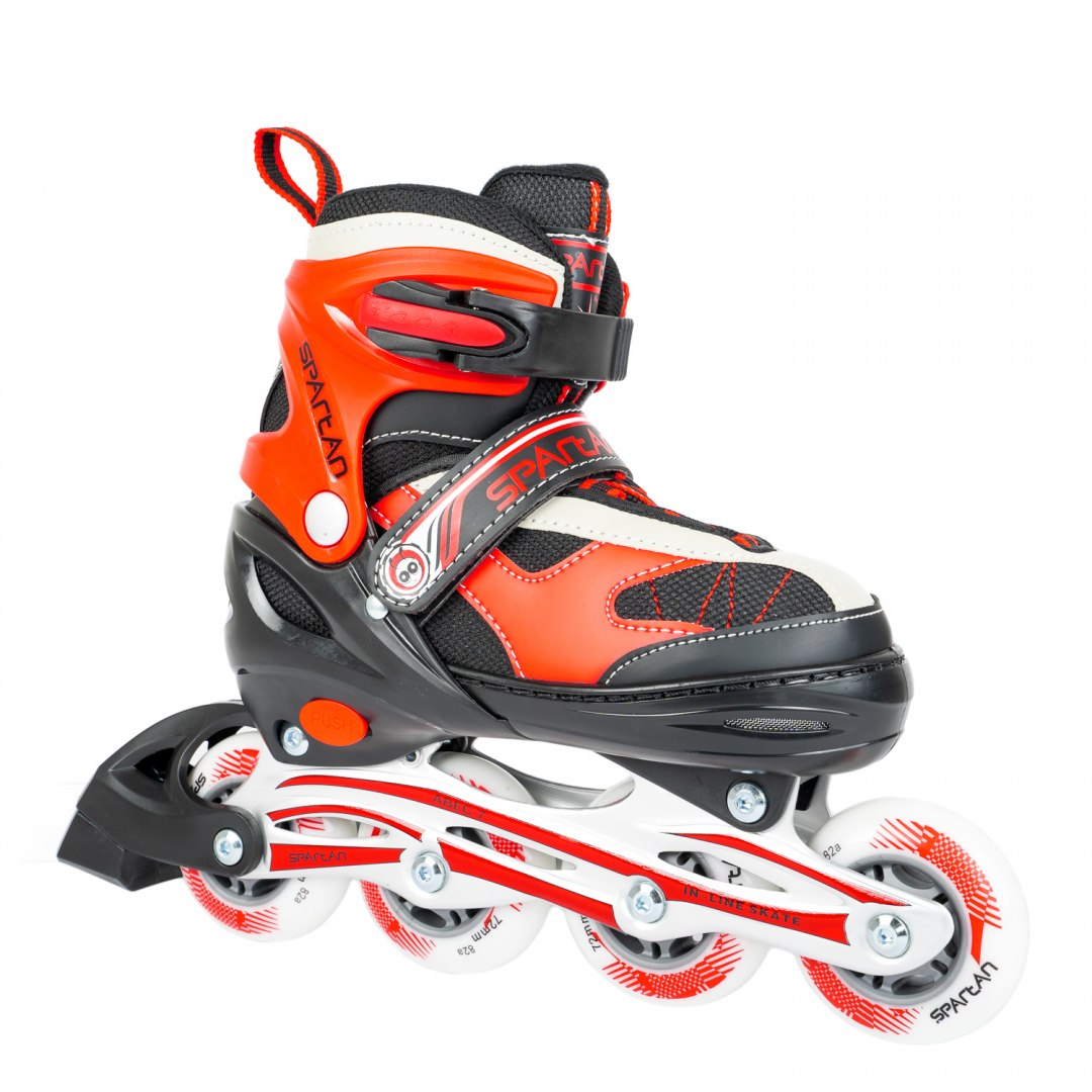 Łyżworolki 2w1 SPARTAN Red Inliner (30-33) - obrazek 2