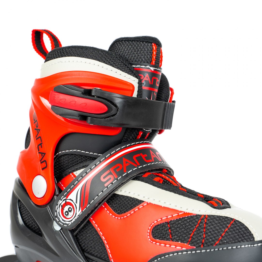 Łyżworolki 2w1 SPARTAN Red Inliner (30-33) - obrazek 3
