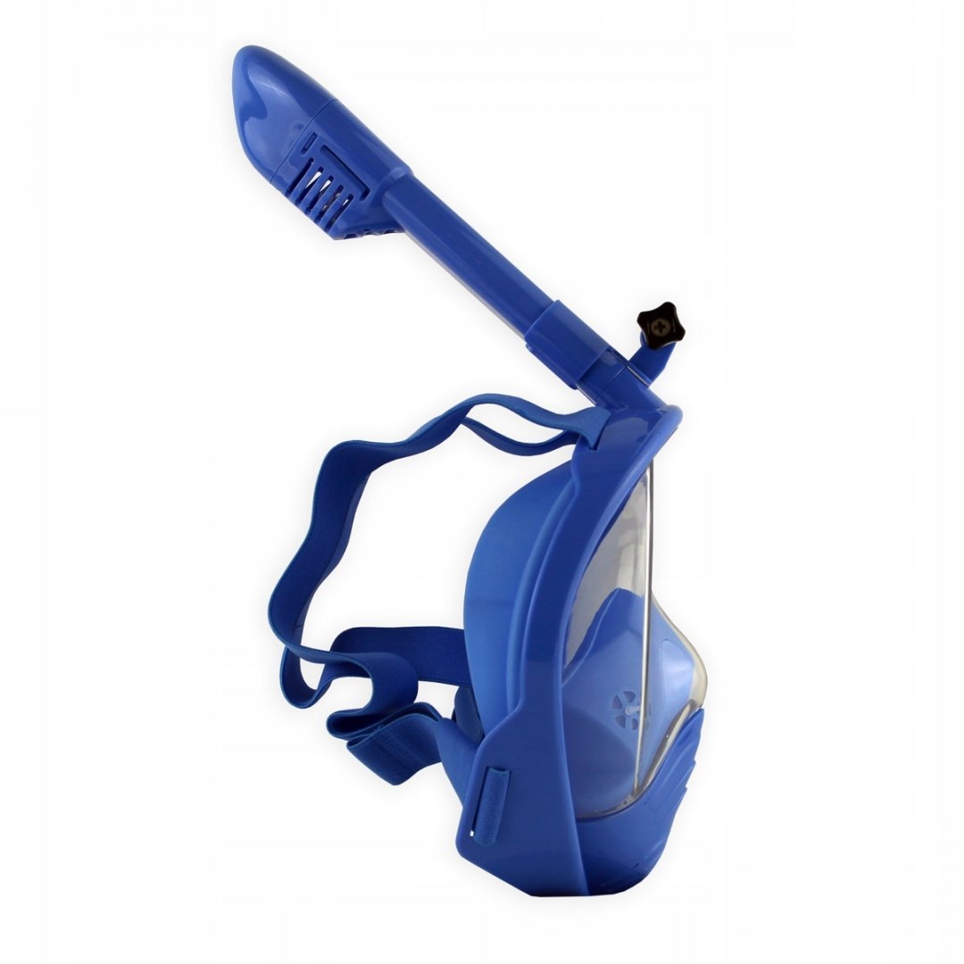 Maska do Nurkowania Snorkelingu MASTER Pełnotwarzowa XS Blue - obrazek 3