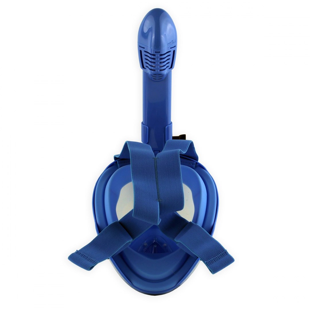 Maska do Nurkowania Snorkelingu MASTER Pełnotwarzowa XS Blue - obrazek 4