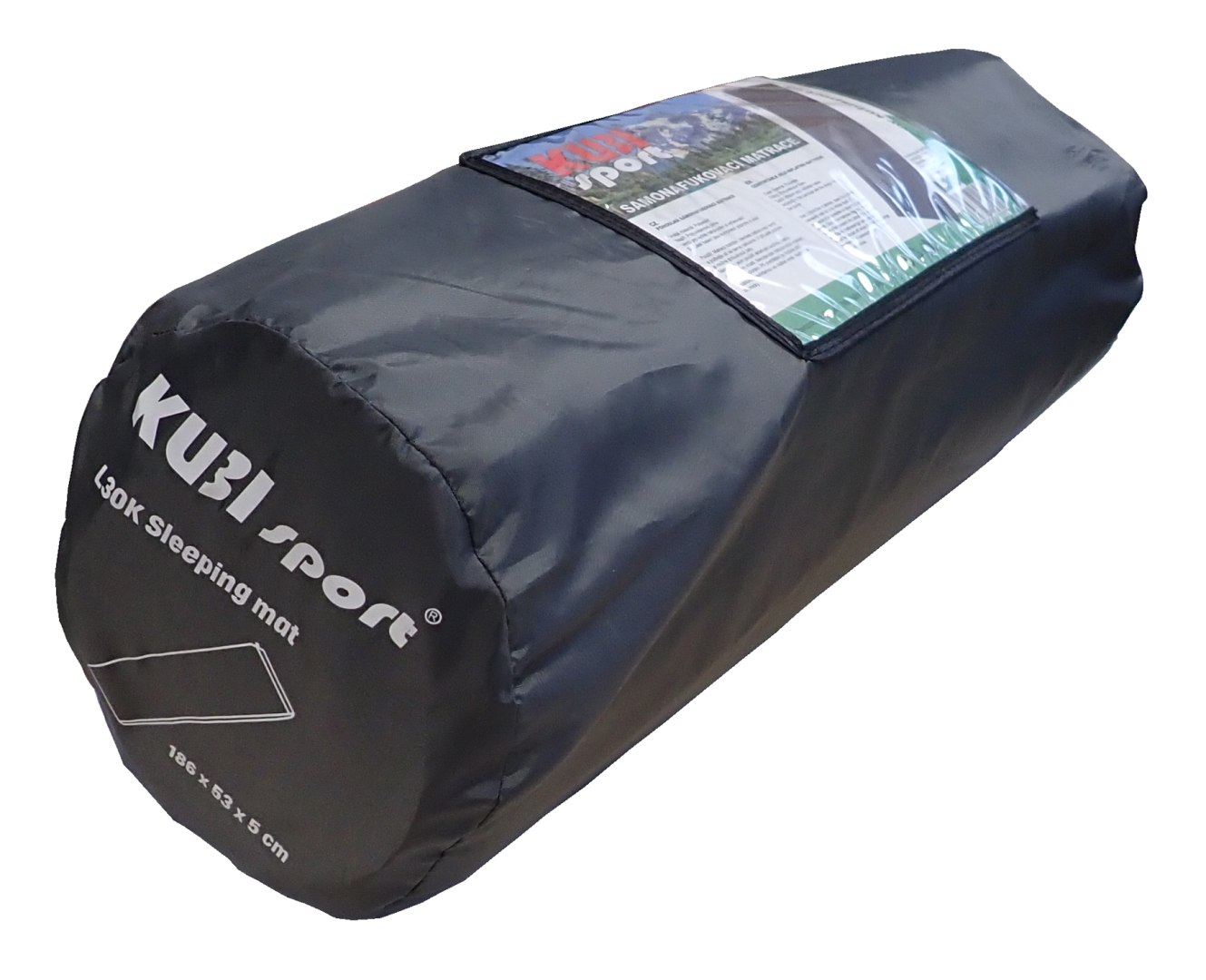 Mata Samopompująca Karimata Turystyczna Kempingowa KUBISPORT 186 cm - obrazek 3