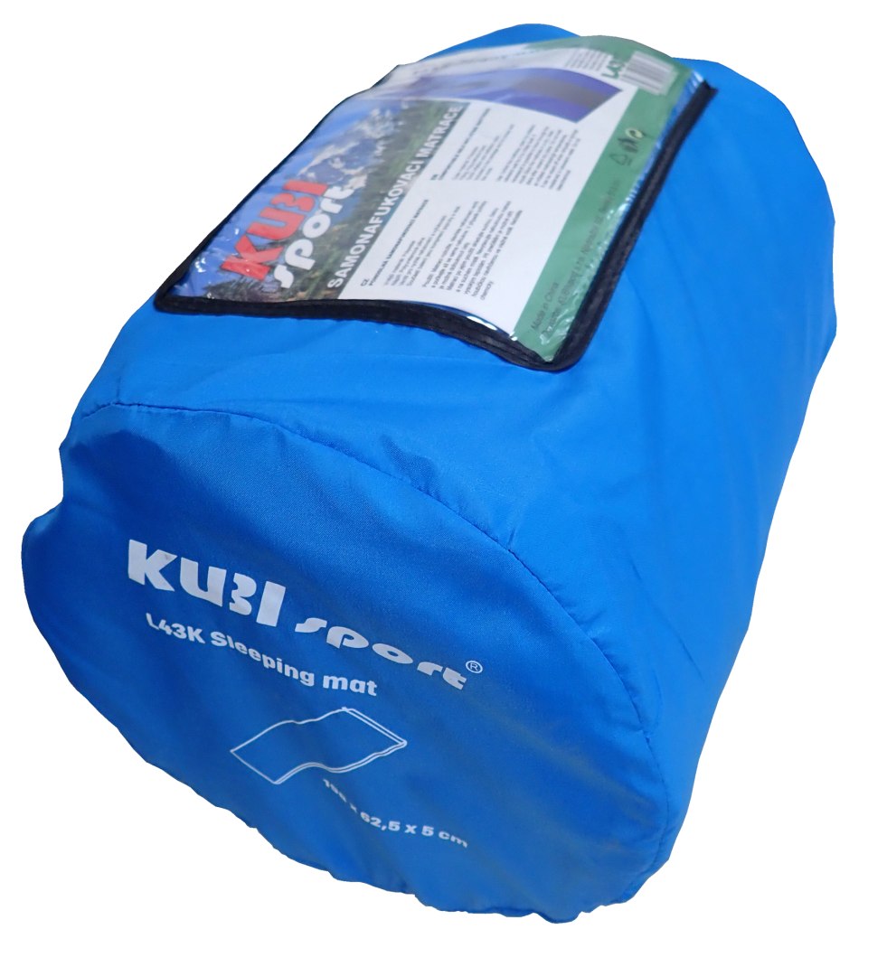 Mata Samopompująca Karimata Turystyczna Kempingowa KUBISPORT 198 cm - obrazek 5
