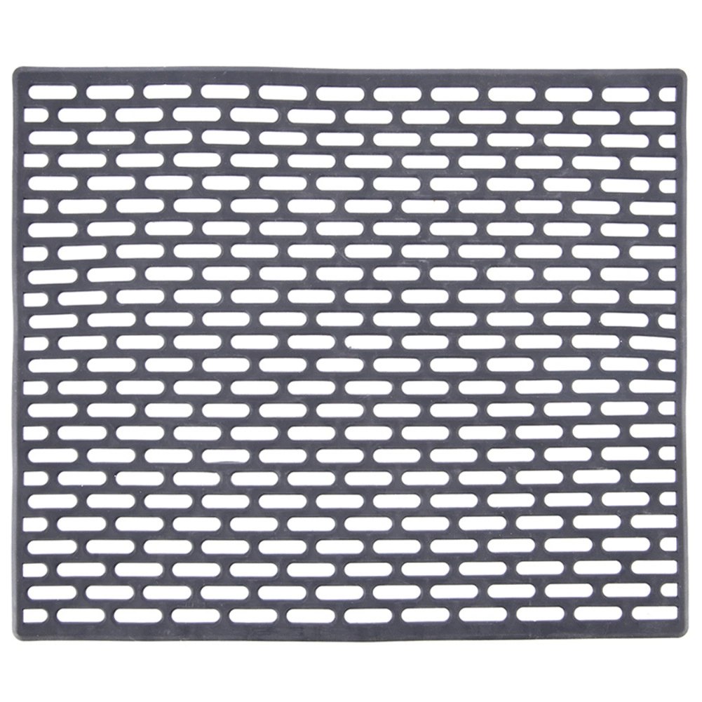 Mata do Zlewu Gumowa Szara 33 x 28 cm Perforowana Antypoślizgowa ORION - obrazek 3