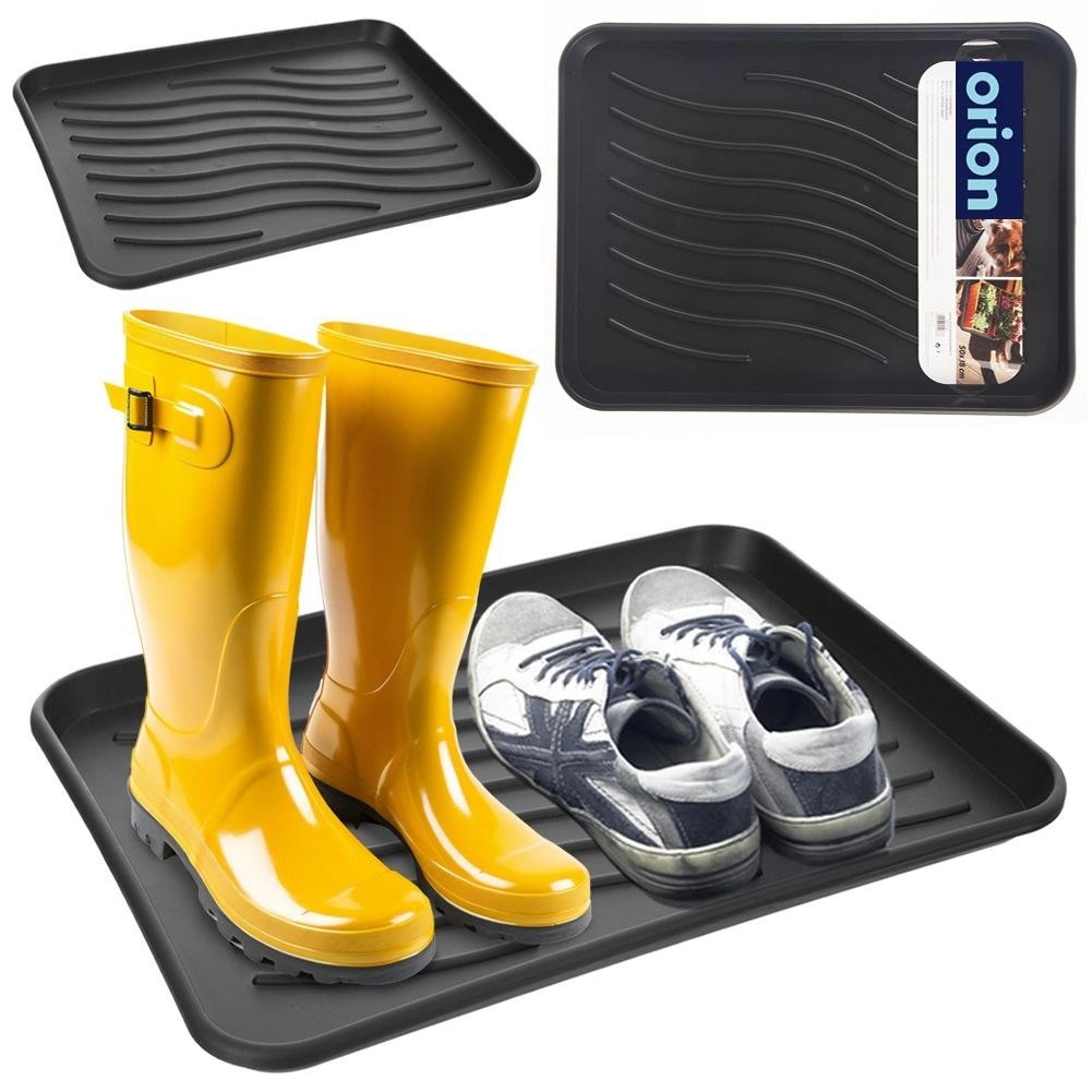 Mata na Buty Ociekowa 50 x 38 x 2,5 cm z Wypustkami Ochronna Czarna ORION - obrazek 8