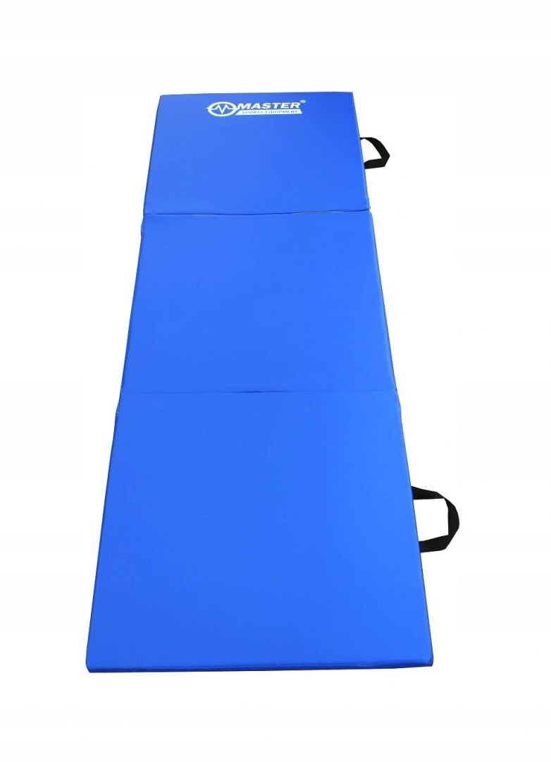 Materac Gimnastyczny do Ćwiczeń Składany 3-częściowy MASTER 180 x 60 x 3,5 cm - obrazek 2