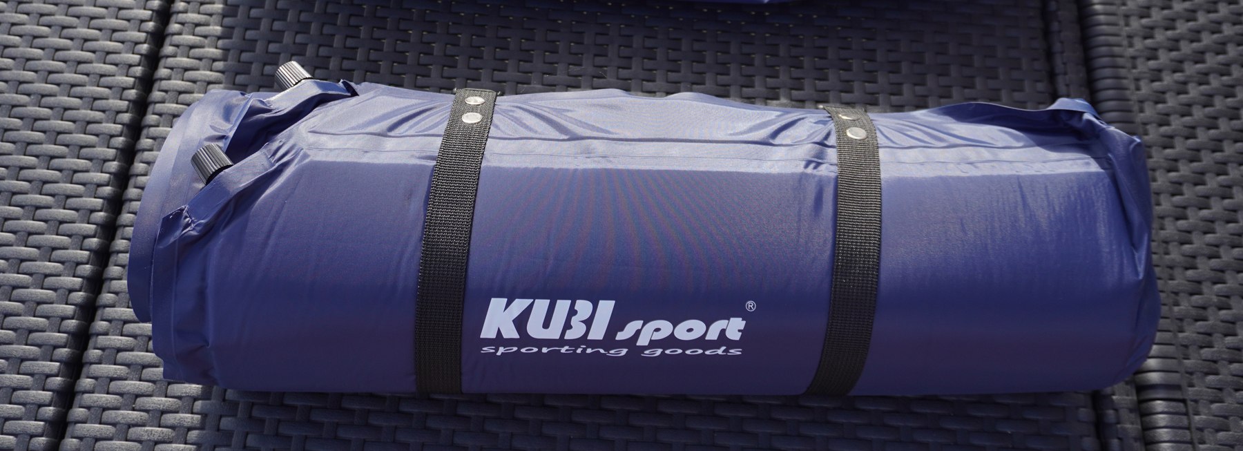 Materac Składany Turystyczny Samopompujący dla 2 Osób KUBISPORT 2,5 cm - obrazek 4