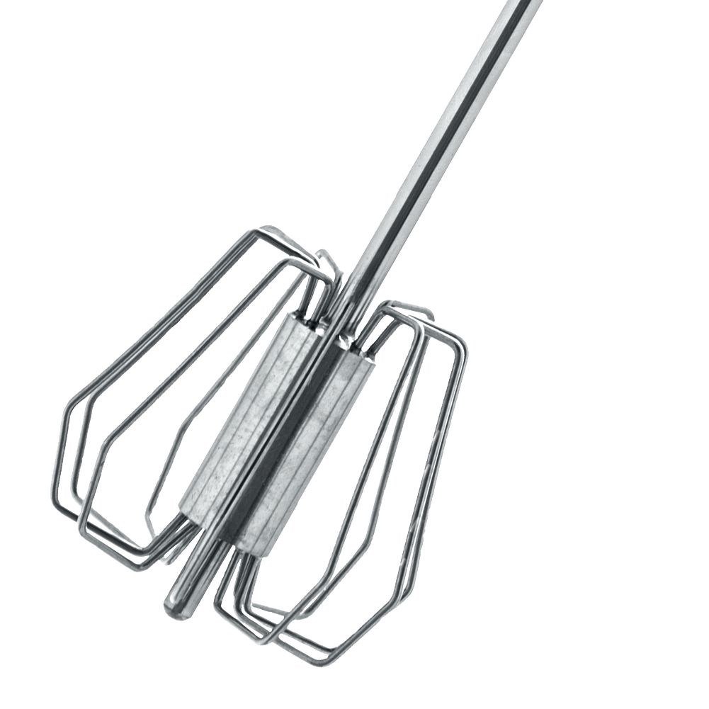 Trzepaczka Obrotowa Ręczna do Spieniania Mleka ORION 36 cm Stalowa - obrazek 4