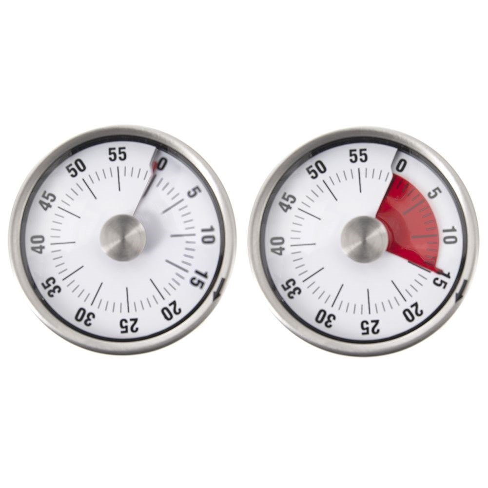 Minutnik Kuchenny z Magnesem Analogowy Nierdzewny Stoper ORION 6 cm - obrazek 4