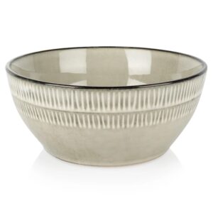 Miseczka Ceramiczna 750 ml Szara Matowa na Zupę Płatki Sałatkę