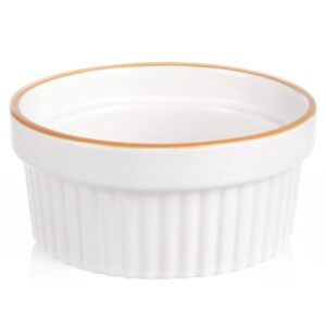Miseczka Ceramiczna Żaroodporna do Zapiekania 290ml Biała ORION