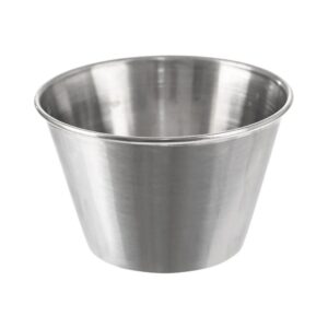 Miseczka na Sos 9,5 cm 240 ml Stal Nierdzewna Srebrna do Zmywarki ORION