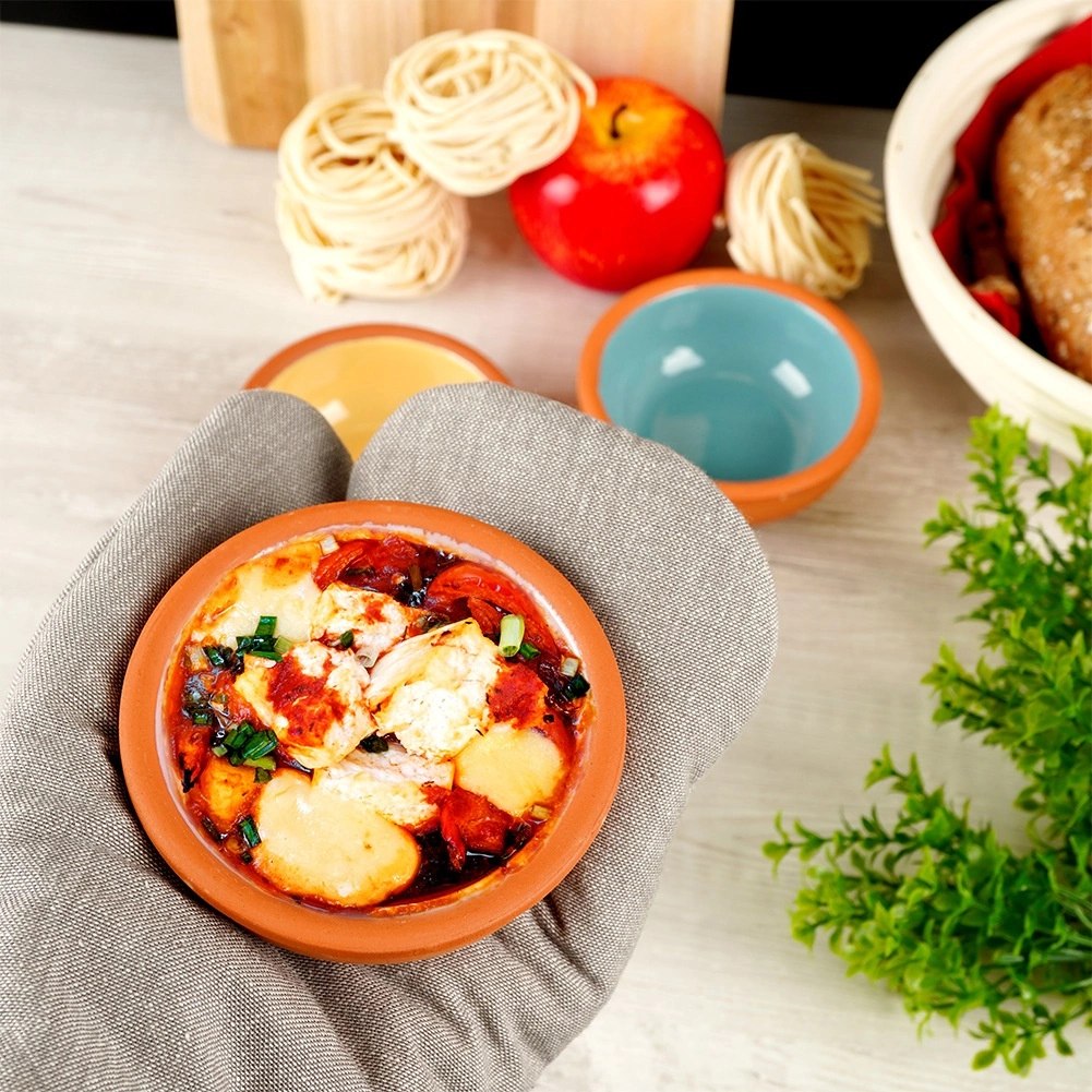 Miseczki do Zapiekania Ceramiczne 150 ml Kolorowe Tapas Zestaw 4 szt. - obrazek 4