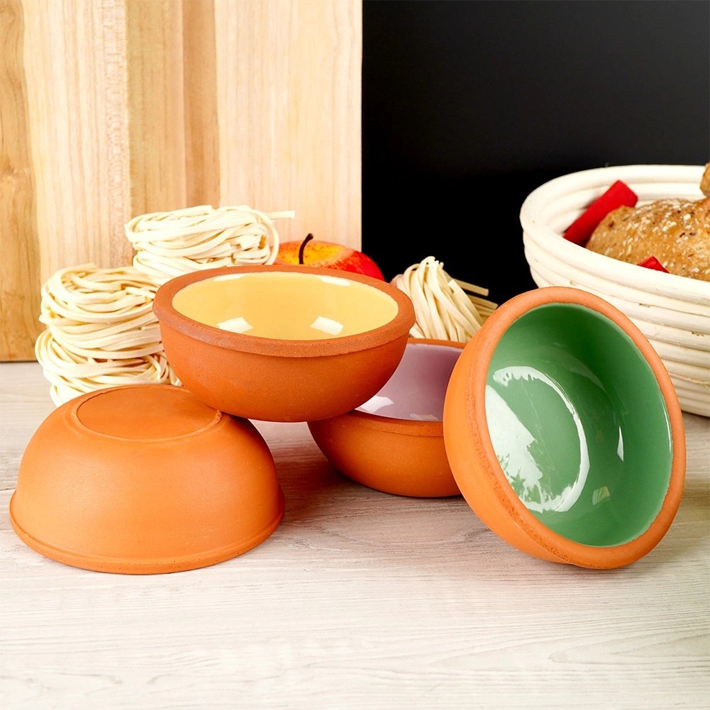 Miseczki do Zapiekania Ceramiczne 150 ml Kolorowe Tapas Zestaw 4 szt. - obrazek 5