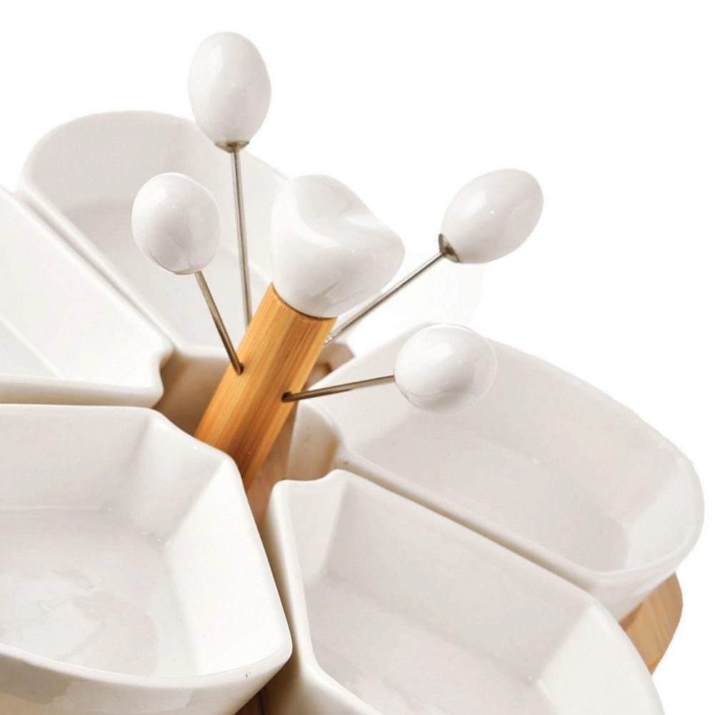 Miseczki na Przekąski Porcelanowe Białe Dekoracyjne WHITELINE 28,5 cm - obrazek 5