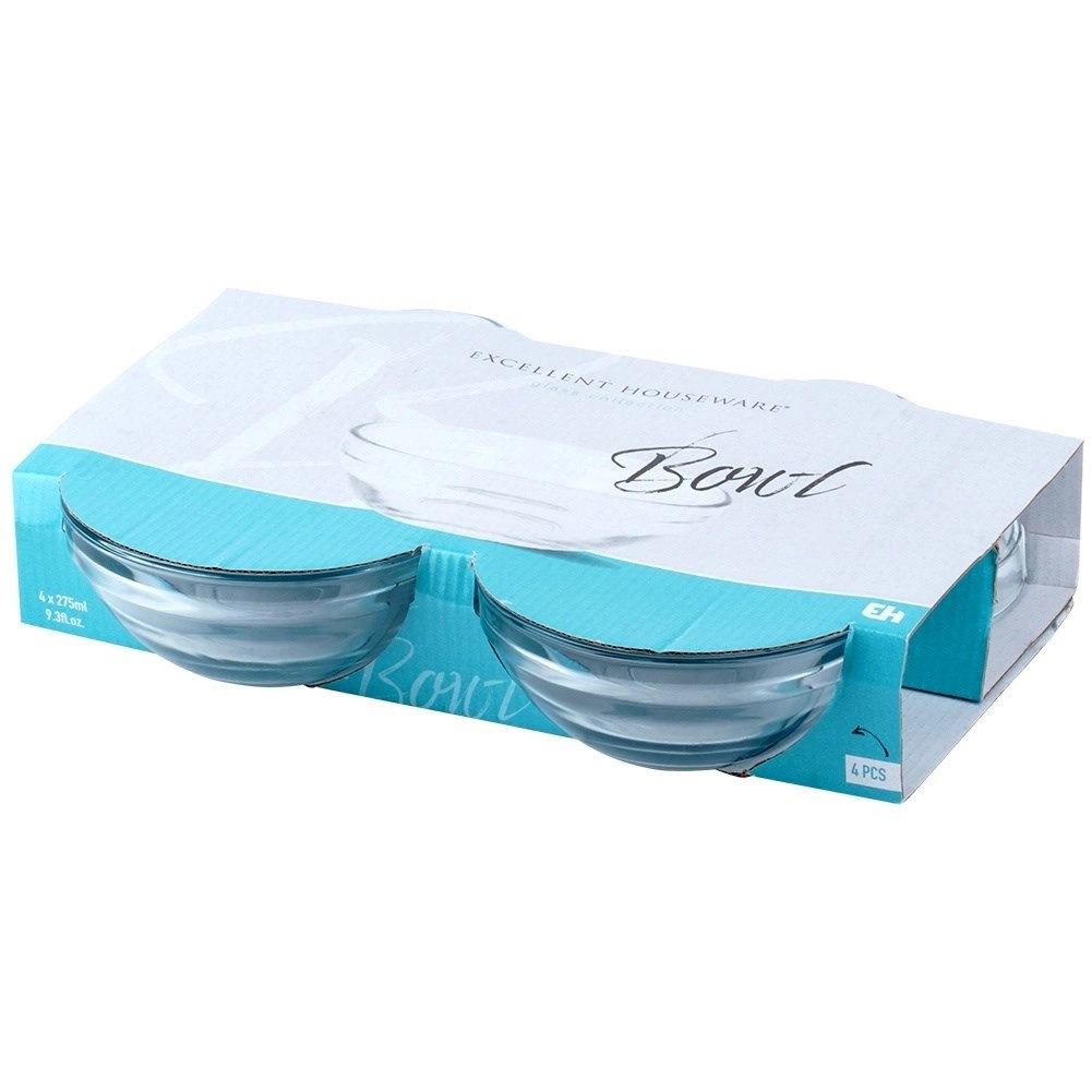 Miseczki szklane 12 cm, 275 ml 4 szt. - obrazek 7