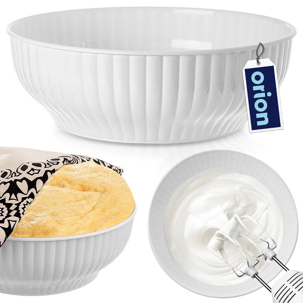 Miska Kuchenna 24 cm 2,5 L Tworzywo Biała do Zmywarki i Mikrofali ORION - obrazek 4
