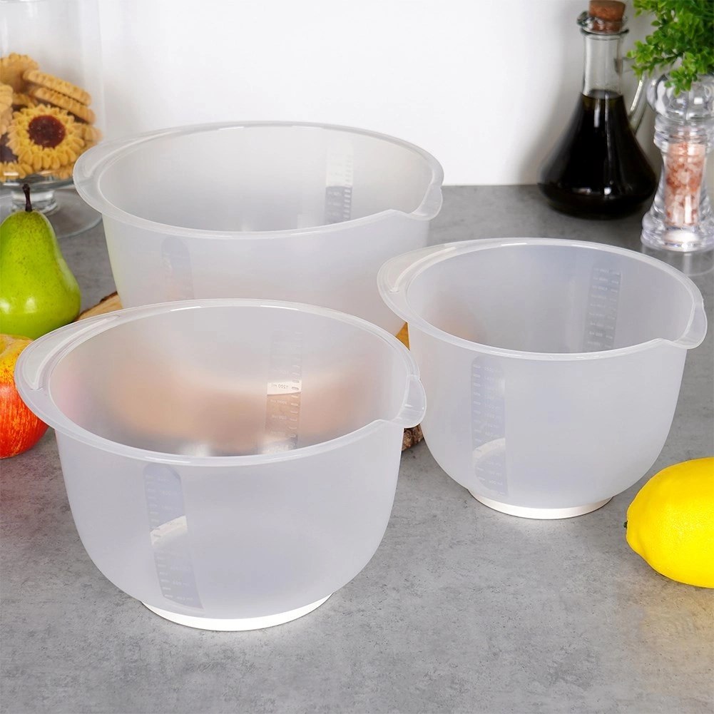 Miski Kuchenne do Miksowania z Miarką 1,5/2/2,5 L 3Szt Excellent Houseware - obrazek 2