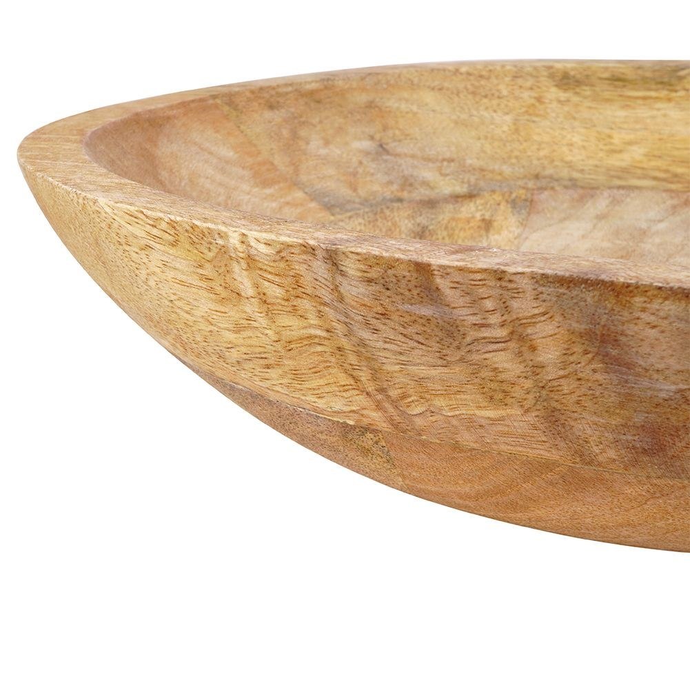 Miska na Owoce Drewniana Dekoracyjna Ozdobna do Serwowania VILDE 30 cm - obrazek 4