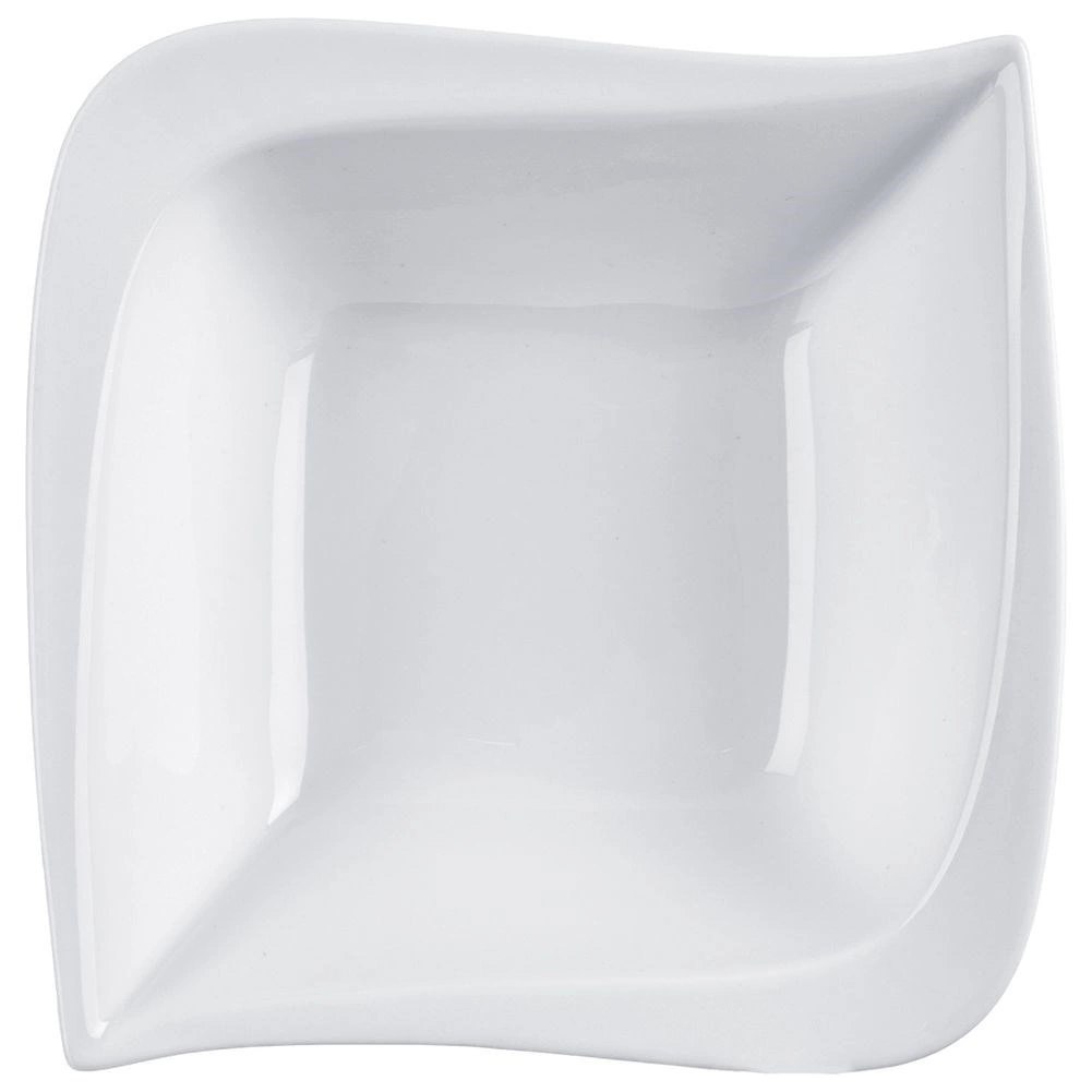 Miska Sałatkowa Porcelanowa do Serwowania Podawania ORION 21,5 x 21,5 cm - obrazek 5