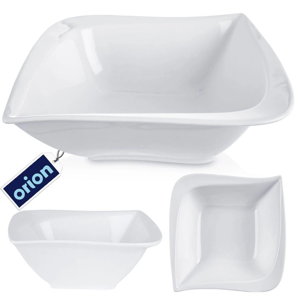Miska Sałatkowa Porcelanowa do Serwowania Podawania ORION 21,5 x 21,5 cm - obrazek 7