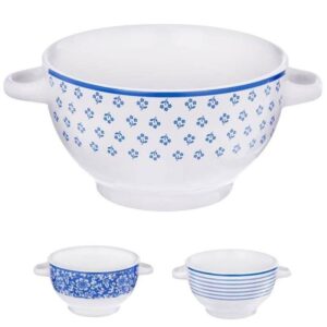Bulionówka 14 cm 750 ml Ceramika z Uchwytami do Zmywarki i Mikrofali ORION