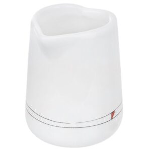 Mlecznik Ceramiczny Biały SERCE 120 ml z Dzióbkiem do Zmywarki ORION