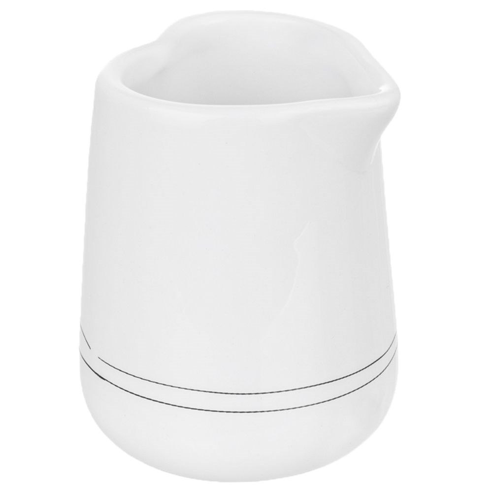 Mlecznik Ceramiczny Biały SERCE 120 ml z Dzióbkiem do Zmywarki ORION - obrazek 4
