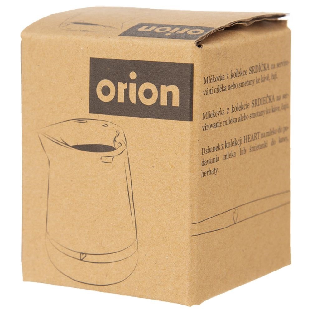Mlecznik Ceramiczny Biały SERCE 120 ml z Dzióbkiem do Zmywarki ORION - obrazek 5